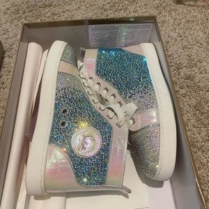 Christian Louboutin Strass Orlato Flat Size 37 US 7